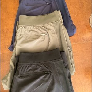 Athleta Brooklyn Ankle Pants- size 12- black, navy, mountain olive